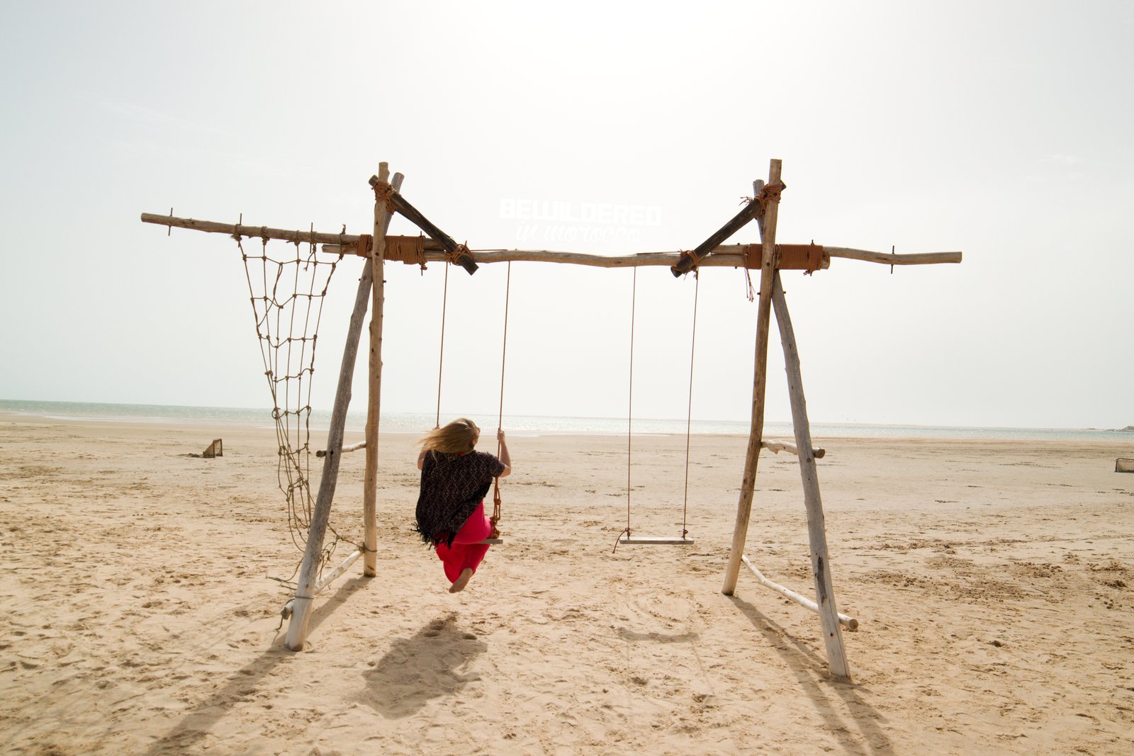DSC_0020 Temporary beach in the lagoon of Dakhla, near Dragon Island bewildered in morocco blonde girl beach body syrf camp girl pink dress outfit fashionista blogger blogeuse marocaine polka polska blogerka top blogerzy 2016 kominek what anna wears maffashion blog paula jagodzinska charlize mystery polscy spotkanie blogerow 2015 2016 dunes plaza maroko monika sun nikon canon second hand londyn lumpeksy essaouira tanger namibisa senegal gambia dancehall dhq ale afro ula
