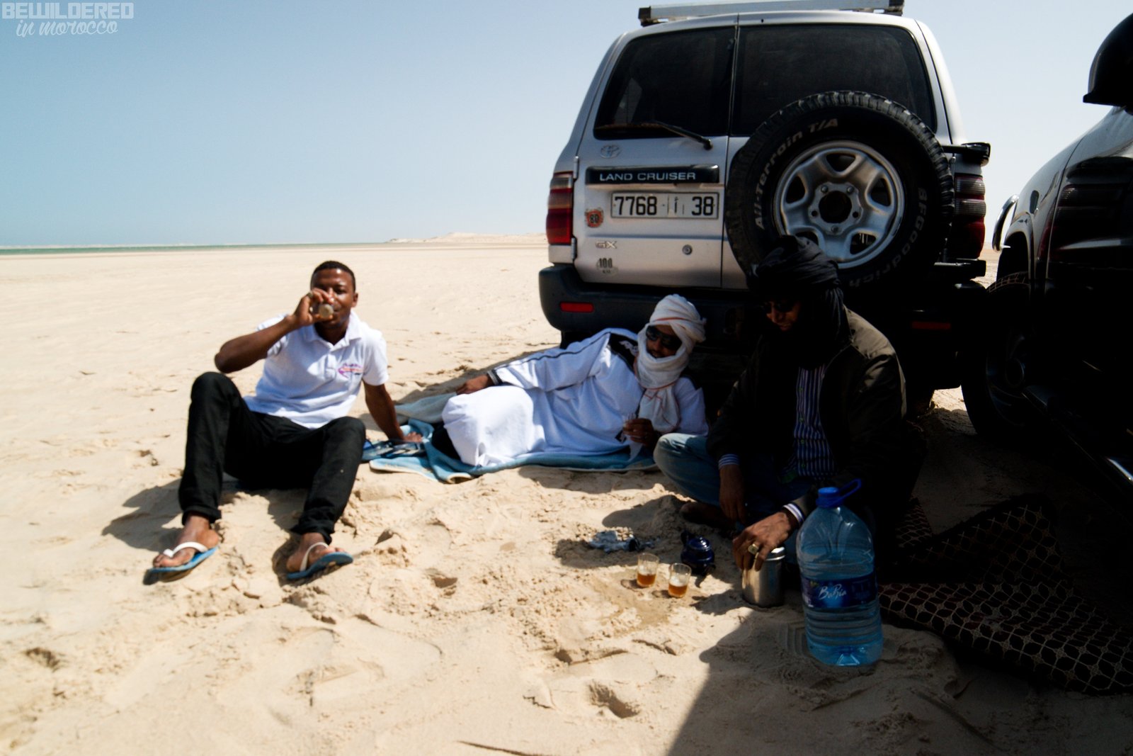 Atay in the desert Atay in the desert moroccan mint tea trip 4x4 excursion camel trek dakhla white dune