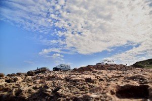 Parking by the coast in Tamaris