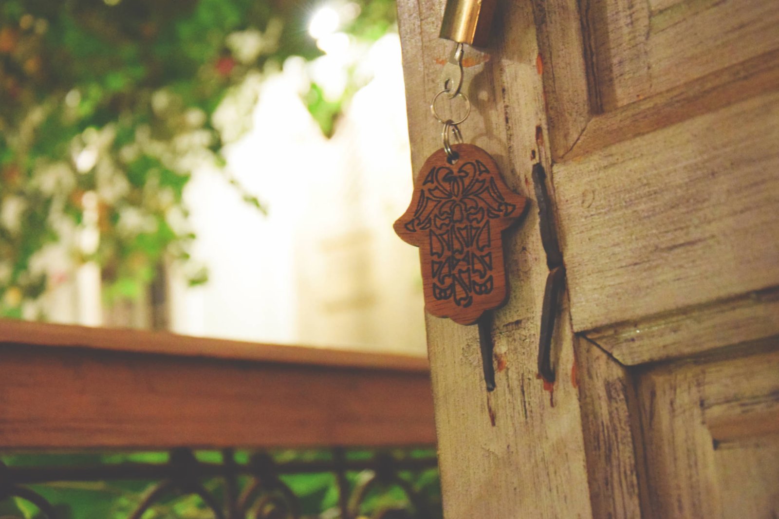 The key to our wonderful room riad klucz hotel marakesz khamsa hamsa hamisa khmissa fatima fatimy ręka hand breloczek keyring rękodzieło
