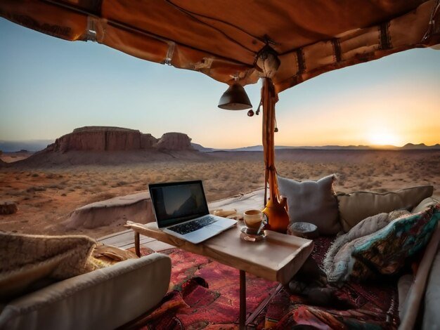 laptop-sits-table-with-view-desert_1195869-4394