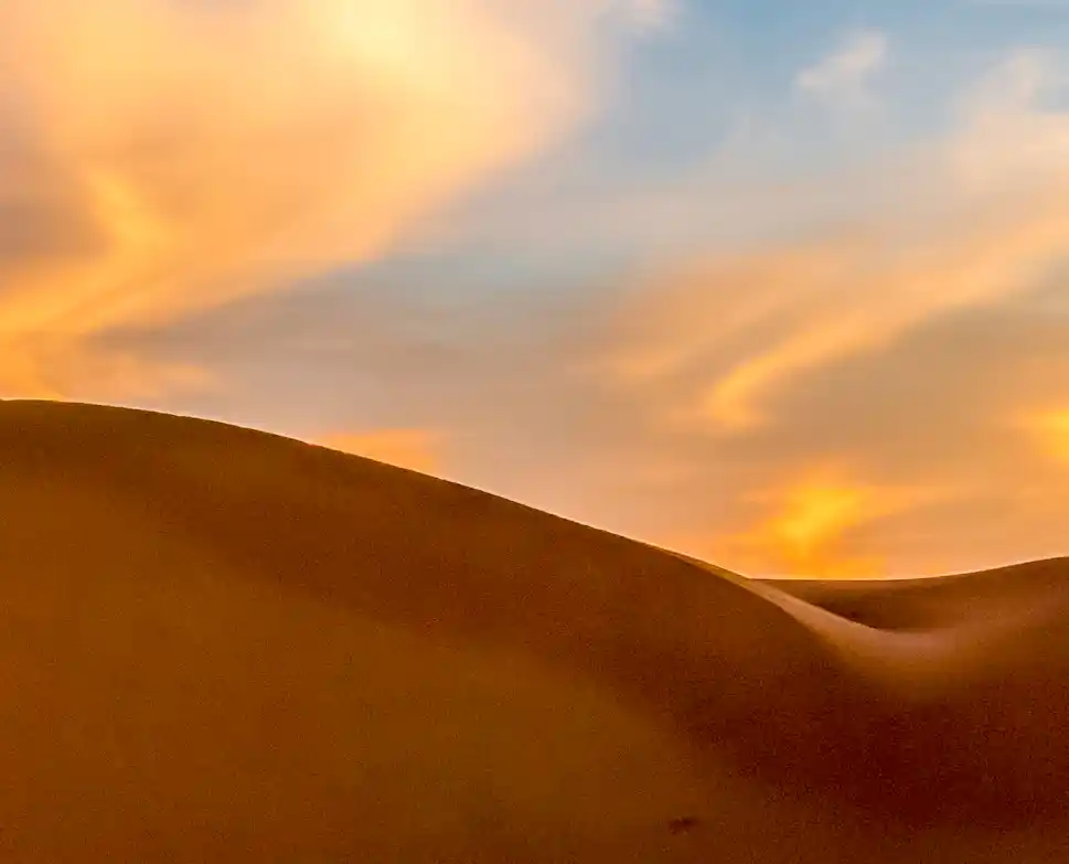The Magical Sahara Sunset