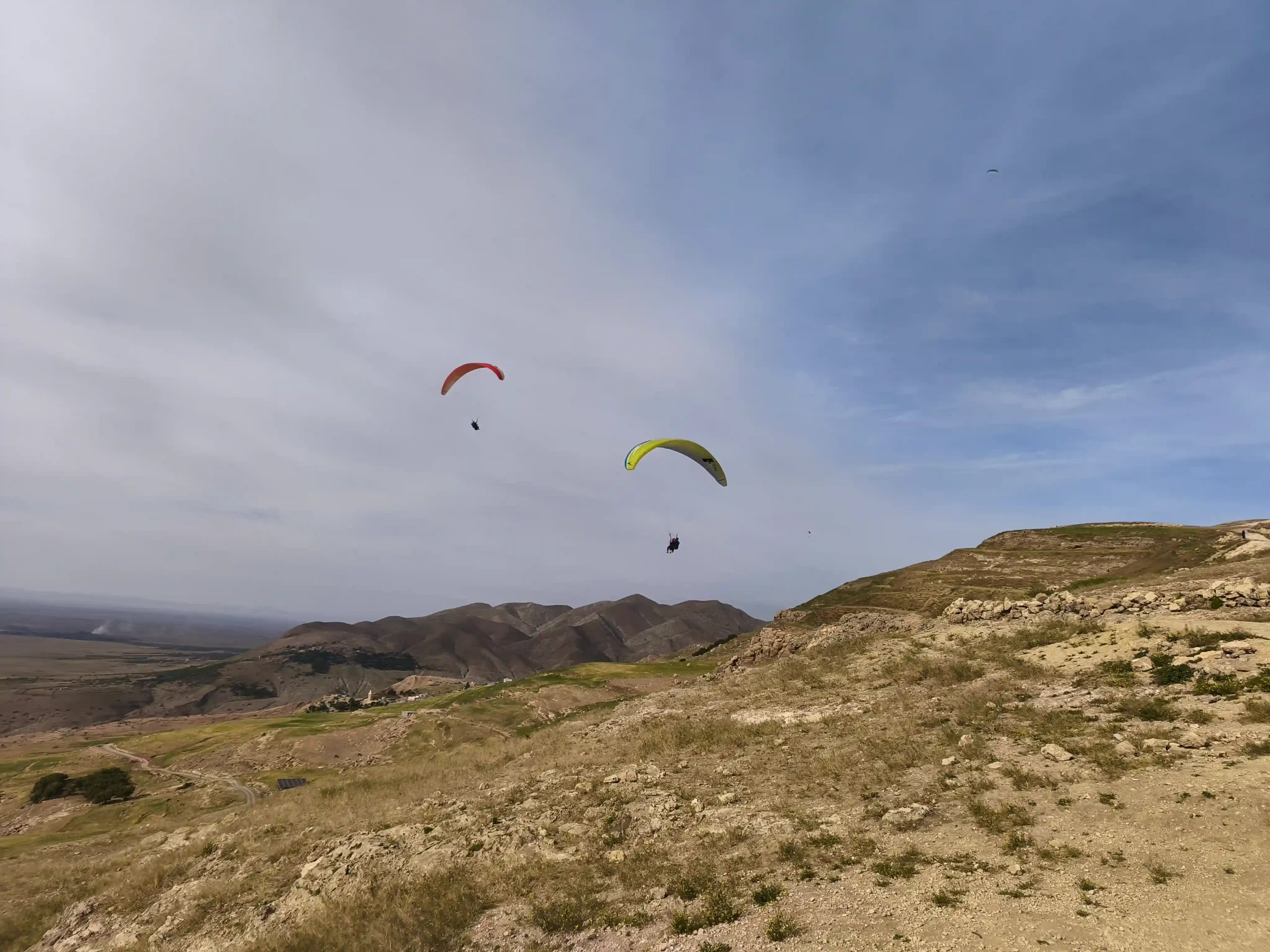 family paragliding marrakech