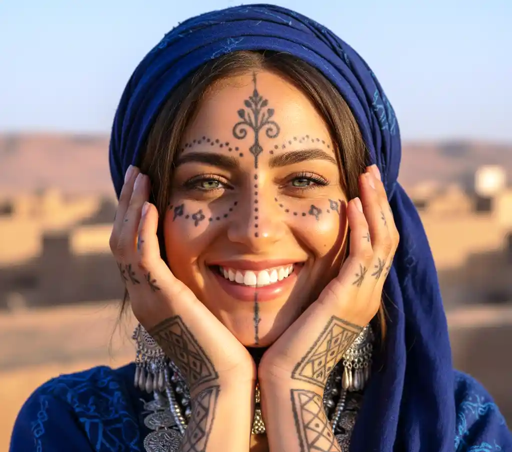 The Mystery Behind Amazigh Tattoos in Morocco: Ancient Symbols That Tell a Thousand Stories