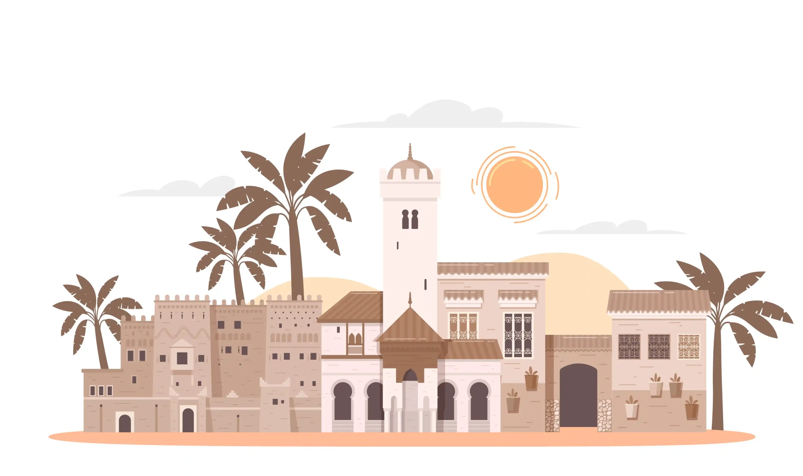 Morocco city landmarks